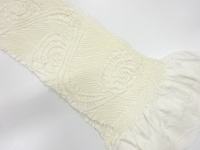 JAPANESE KIMONO / OBIAGE / SILK / SHIBORI